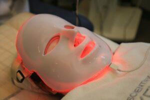 red light therapy session